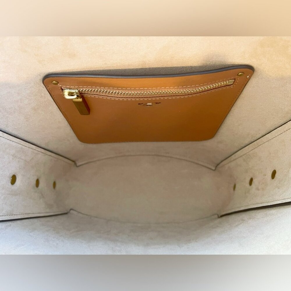 🔥Reserved 🔥NeW! Tory Burch Rowan Calf Hair Bucket Bag - Picture 7 of 12